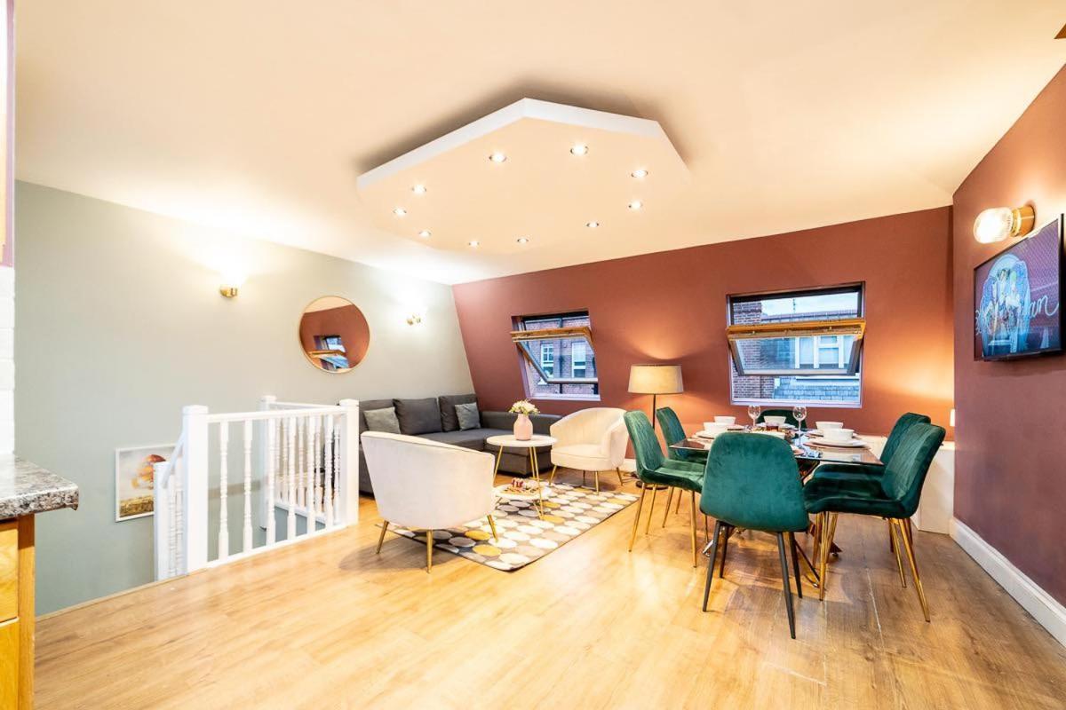 ［Covent Garden Penthouse］London Terrace Apartment Exterior foto