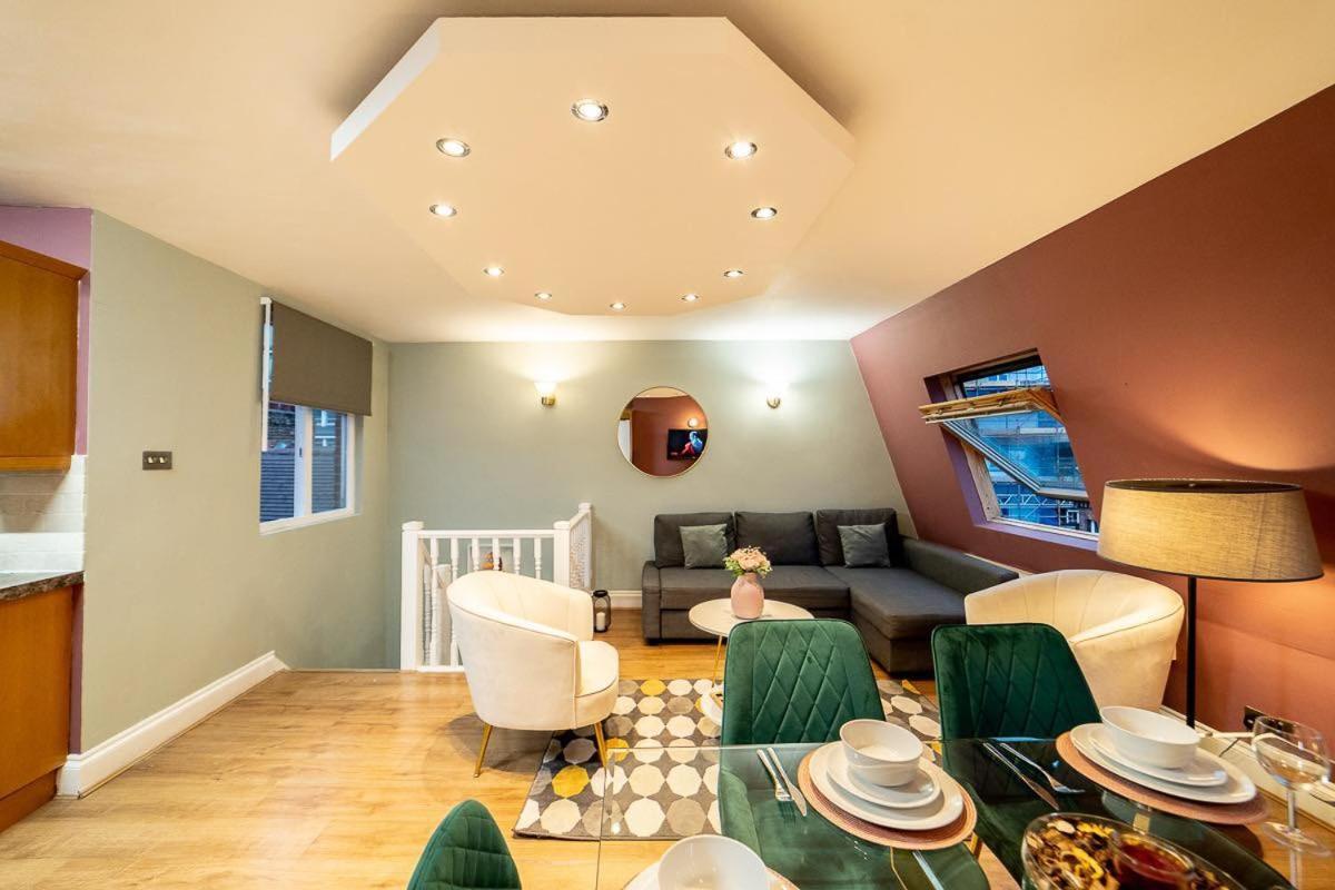 ［Covent Garden Penthouse］London Terrace Apartment Exterior foto
